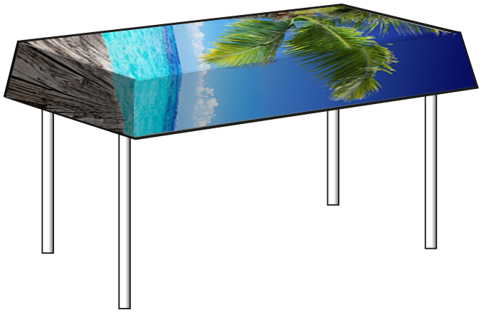 Bild - Foto-Tischdecke